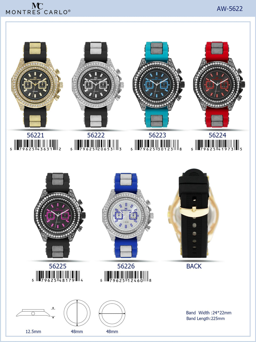 Lot De 50 Montres Bracelet Silicone Pour Revendeurs - Neuf Avec étiquettes