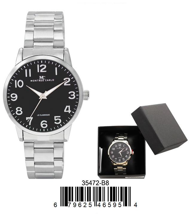 3547 - Boxed Metal Band Watch