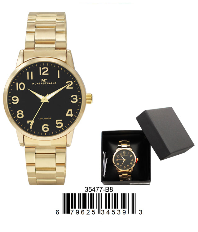 3547 - Boxed Metal Band Watch
