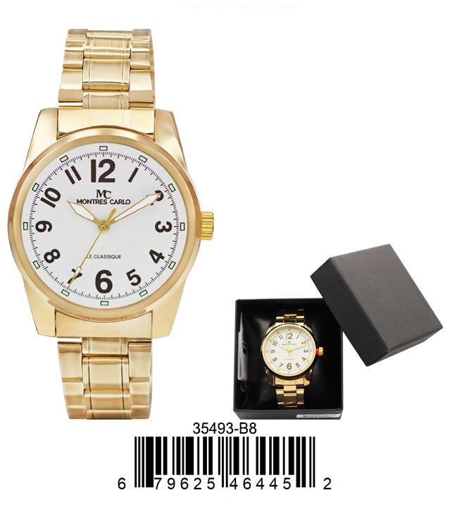 3549-B8 - Boxed Metal Band Watch