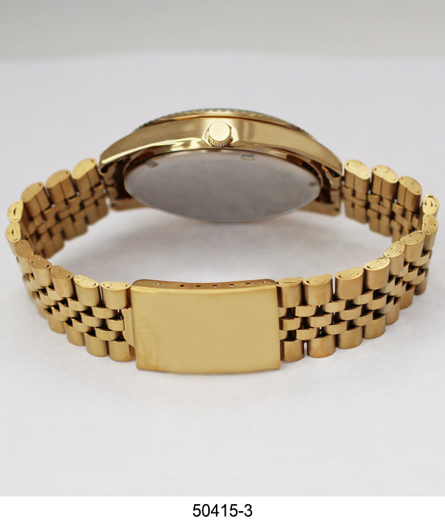 5041 - Metal Band Day and Date Watch