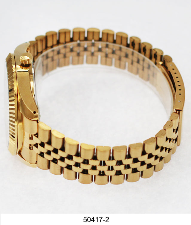 5041 - Metal Band Day and Date Watch
