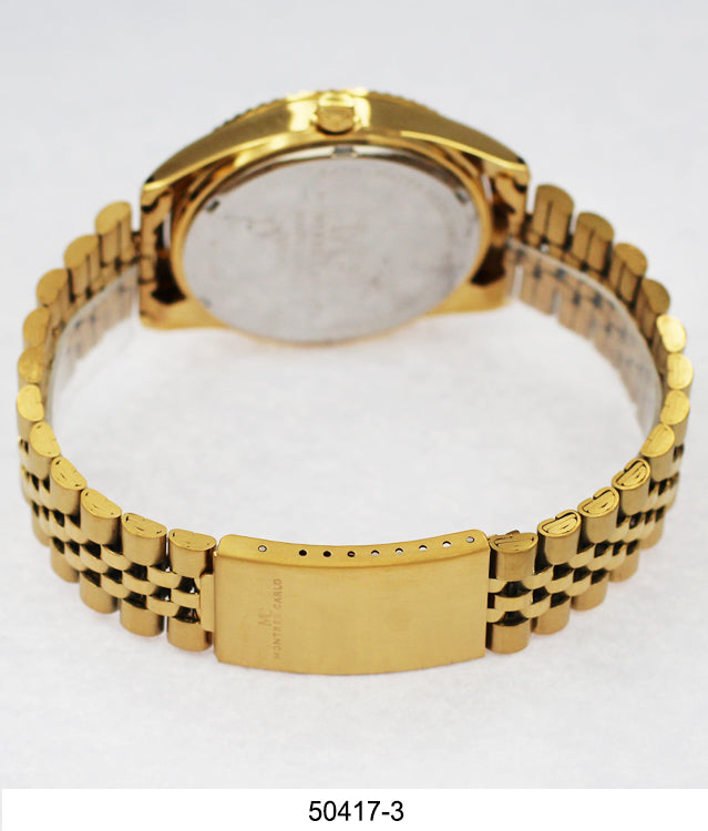 5041 - Metal Band Day and Date Watch