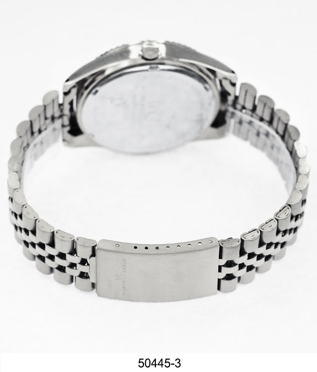 5044 - Metal Band Day and Date Watch