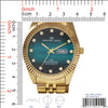5045 - Metal Band Day and Date Watch