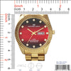 5046 - Metal Band Day and Date Watch
