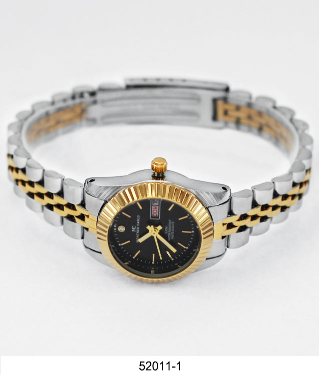 5201-5204 - Metal Band Day and Date Watch