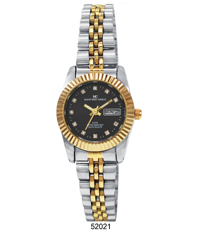 5201-5204 - Metal Band Day and Date Watch