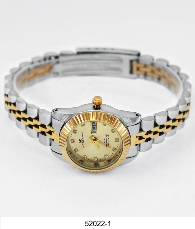 5201-5204 - Metal Band Day and Date Watch