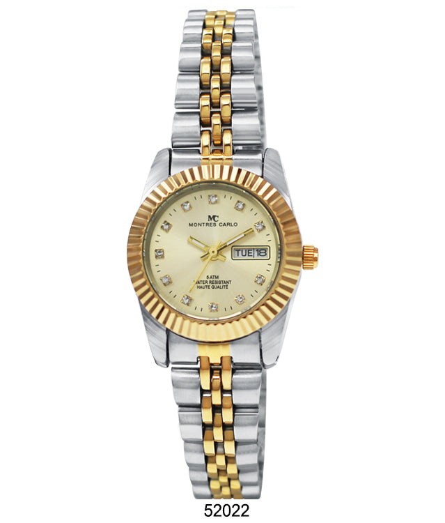 5201-5204 - Metal Band Day and Date Watch