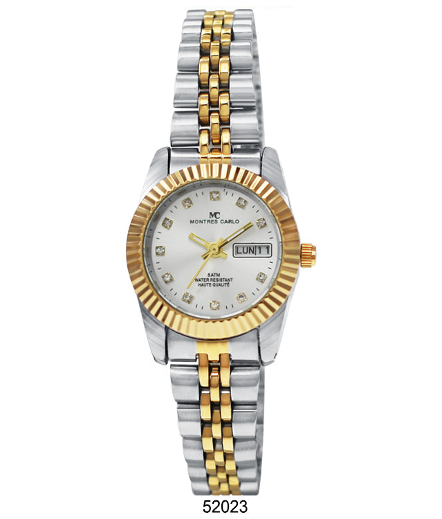 5201-5204 - Metal Band Day and Date Watch