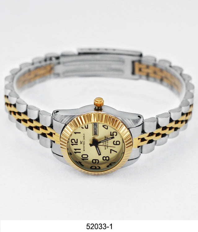 5201-5204 - Metal Band Day and Date Watch