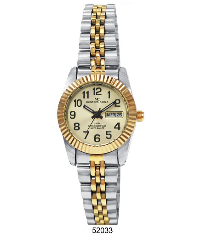 5201-5204 - Metal Band Day and Date Watch