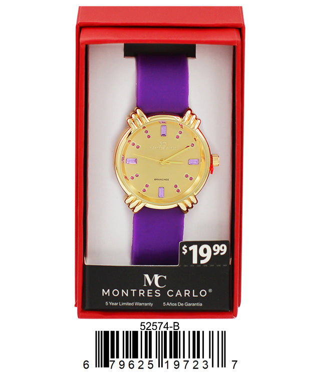 5257-B Silicon Band Watch Gift Box Edition