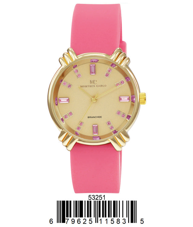 5257-B Silicon Band Watch Gift Box Edition