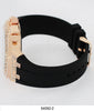 5409-Montres Carlo CZ Stone Case Watch With Silicone Band