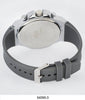 5409-Montres Carlo CZ Stone Case Watch With Silicone Band