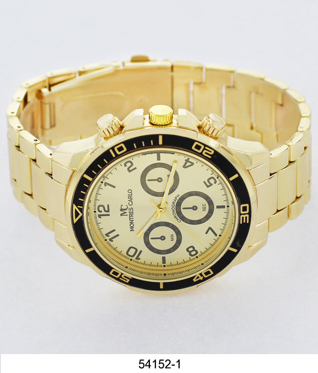 5415-Montres Carlo Metal Band Watch