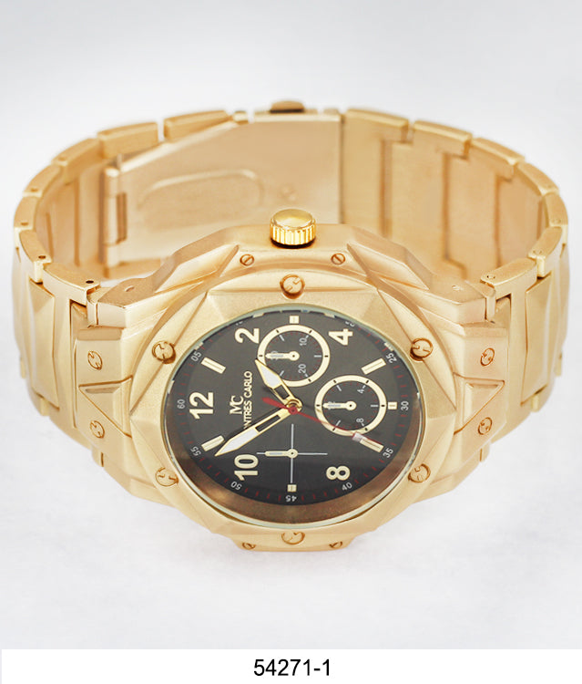 5427-Montres Carlo Metal Band Watch