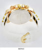 5431-Montres Carlo Stone Case Watch Silicone Band