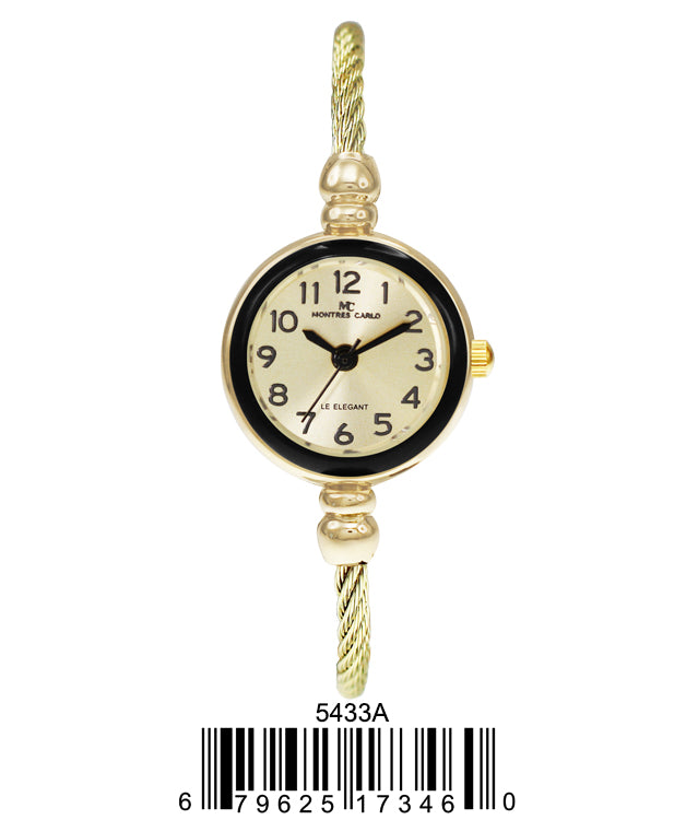 5433-Montres Carlo Wired Bangle Watch
