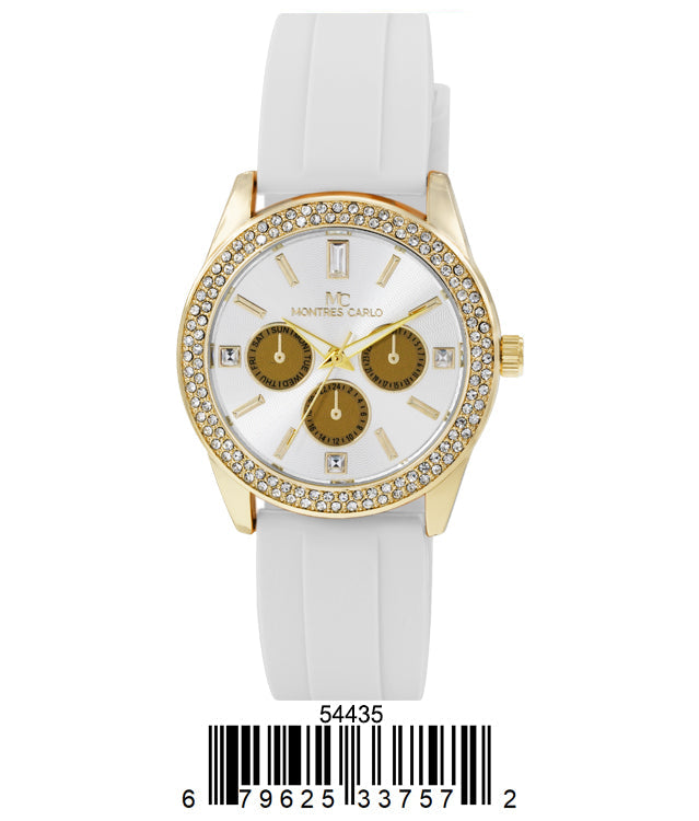 5443-Montres Carlo Silicon Band Watch