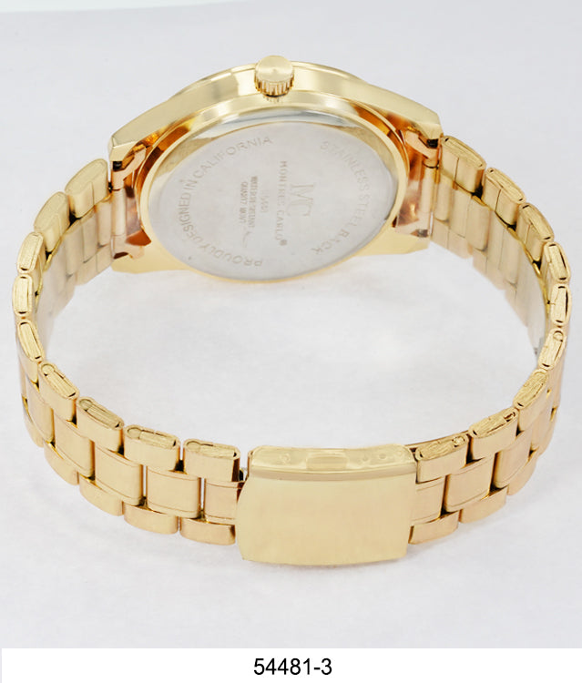 5448-Montres Carlo Metal Band Watch
