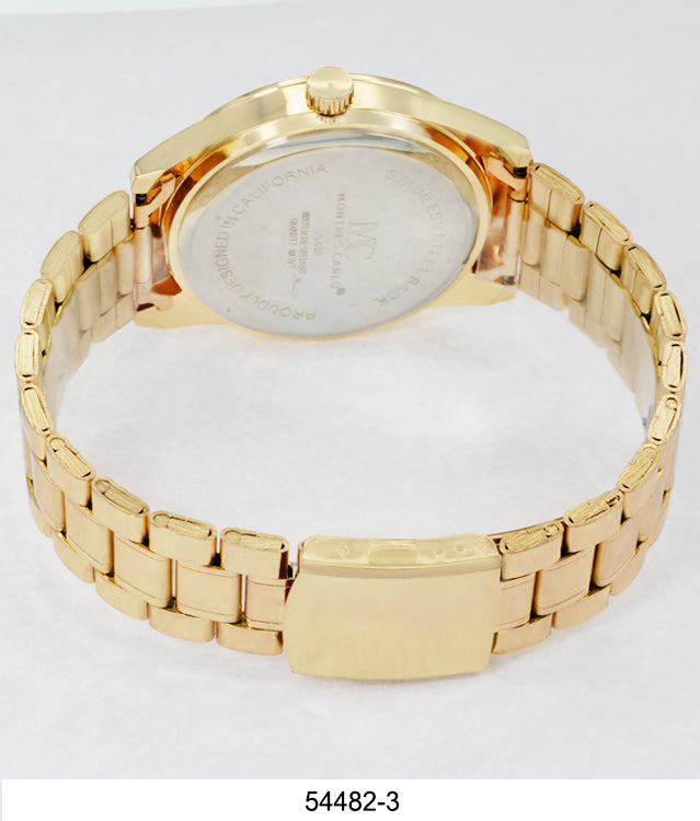 5448-Montres Carlo Metal Band Watch