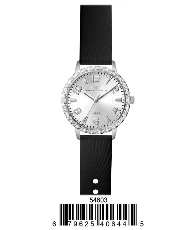 5460-Montres Carlo Silicon Band Watch