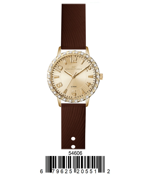5460-Montres Carlo Silicon Band Watch