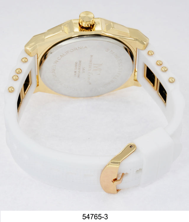 5476-Montres Carlo Silicon Band Watch