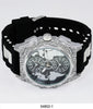 5485-Montres Carlo Silicon Band Watch