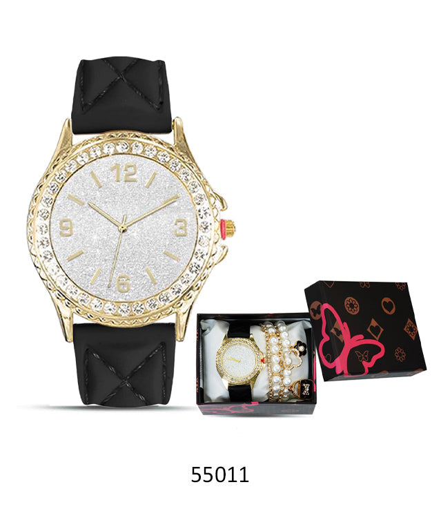 5501 - Silicon band watch Gift Box Edition