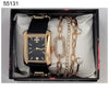 55131 - Vegan Leather band watch Gift Box Edition