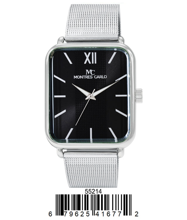 5521-Montres Carlo Metal Band Watch