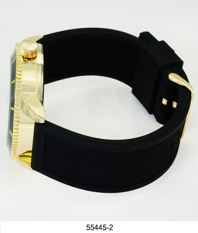 5544-Montres Carlo Silicon Band Watch