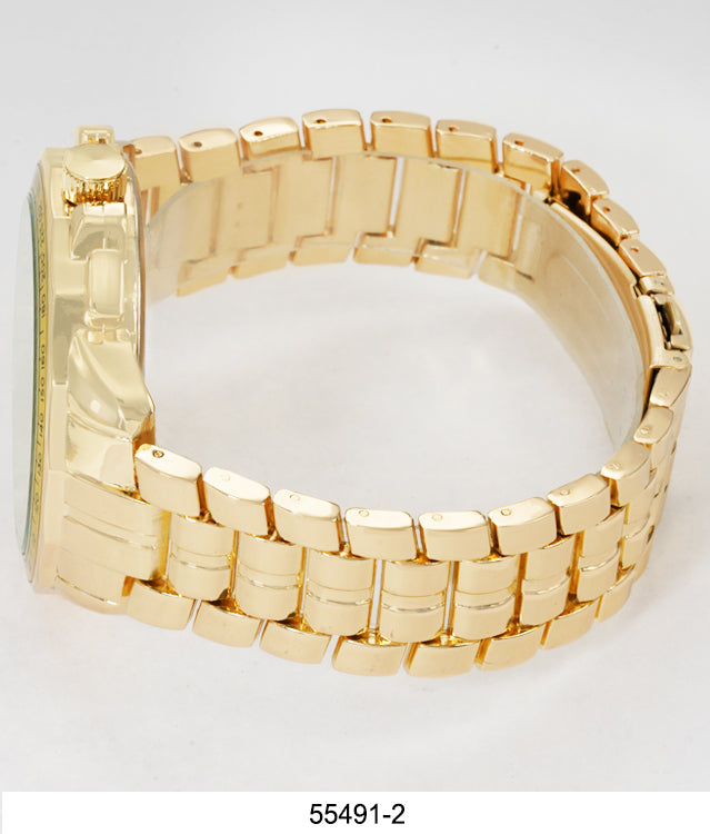 5549-Montres Carlo Metal Band Watch