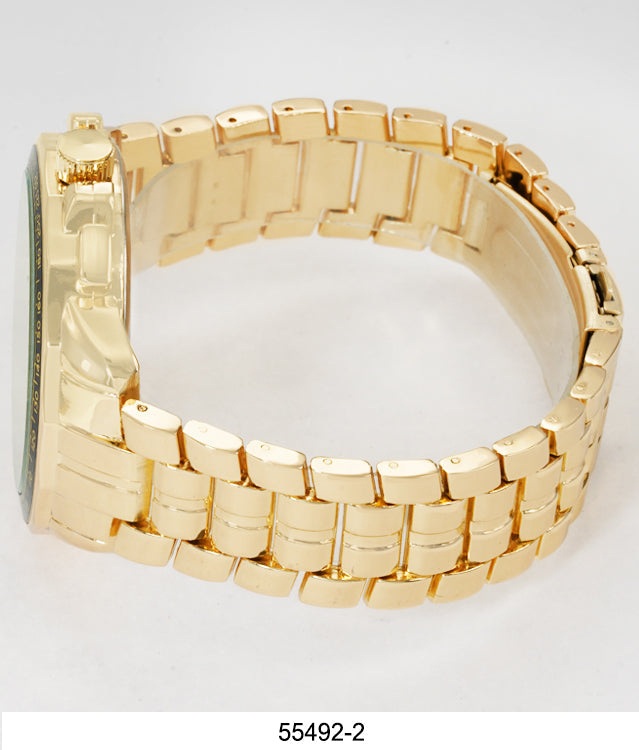 5549-Montres Carlo Metal Band Watch
