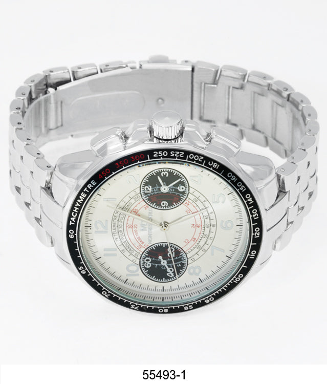 5549-Montres Carlo Metal Band Watch
