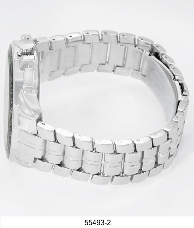 5549-Montres Carlo Metal Band Watch