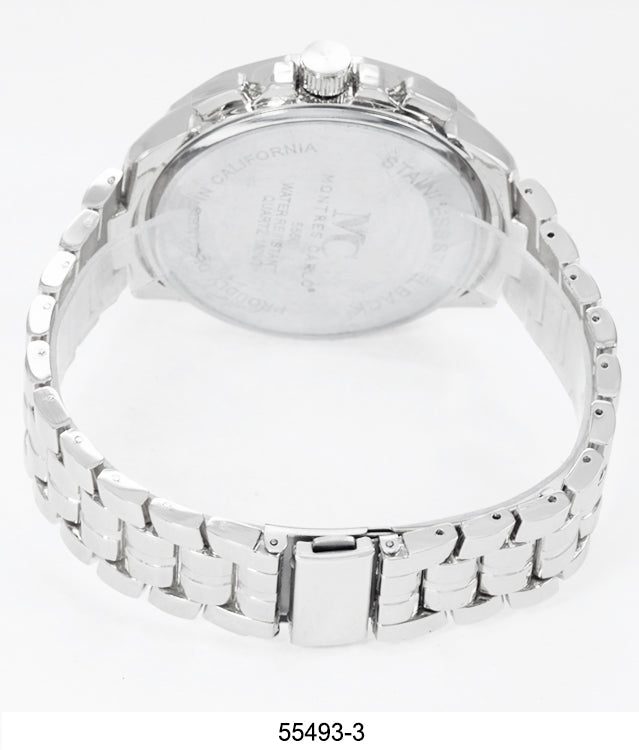5549-Montres Carlo Metal Band Watch