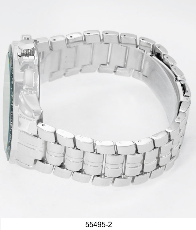 5549-Montres Carlo Metal Band Watch