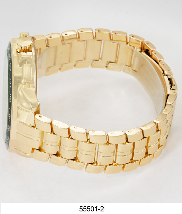 5550-Montres Carlo Metal Band Watch