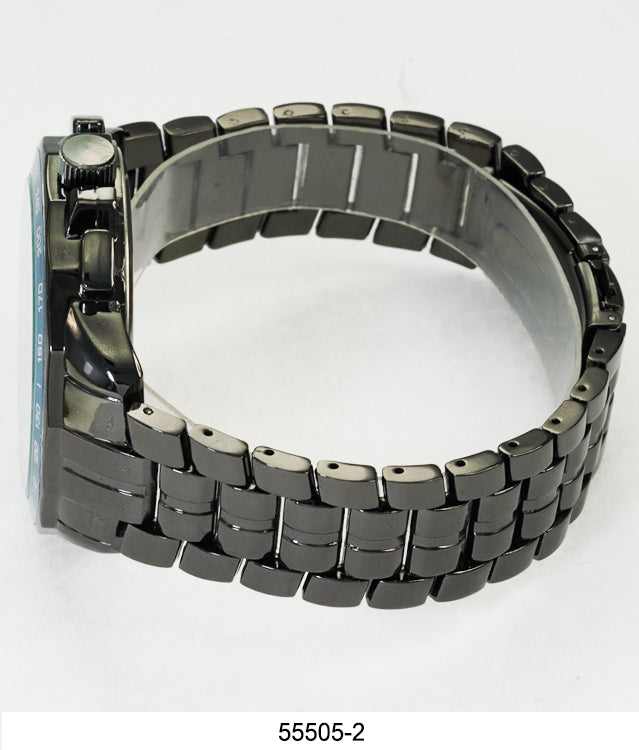 5550-Montres Carlo Metal Band Watch