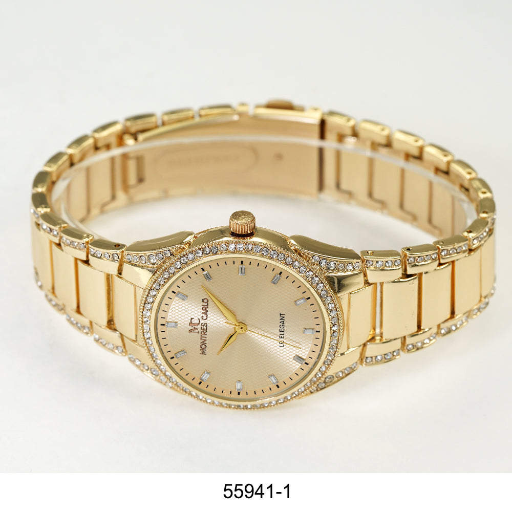 5594-Montres Carlo Metal Band Watch