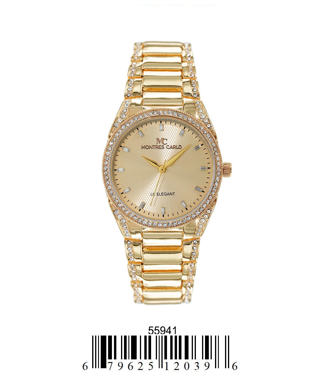 5594-Montres Carlo Metal Band Watch