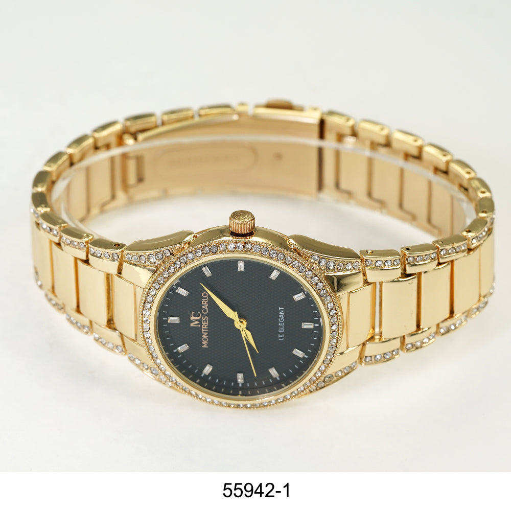 5594-Montres Carlo Metal Band Watch