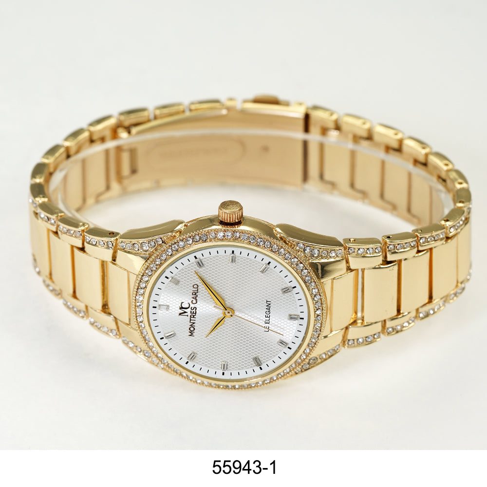 5594-Montres Carlo Metal Band Watch