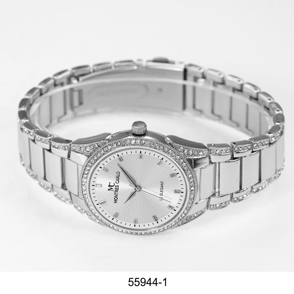 5594-Montres Carlo Metal Band Watch