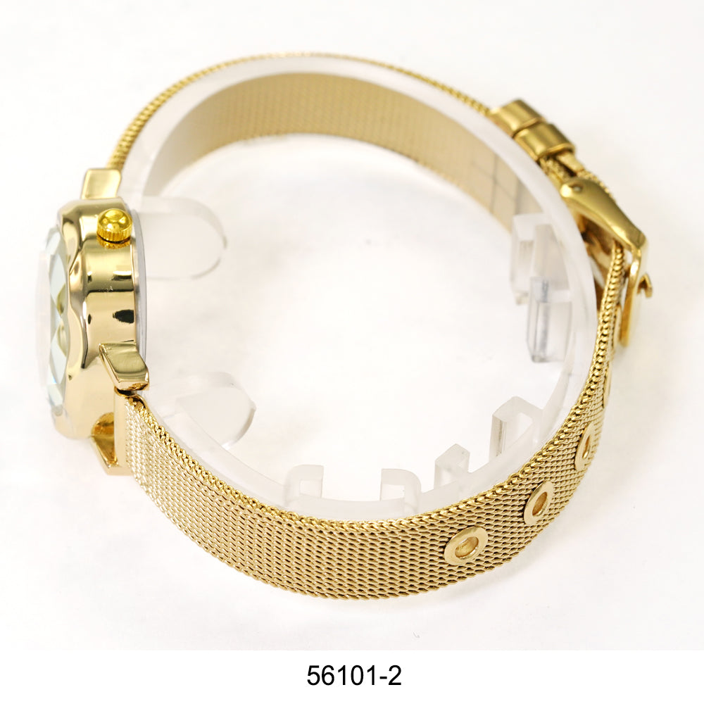 5610-Montres Carlo Mesh Band Watch